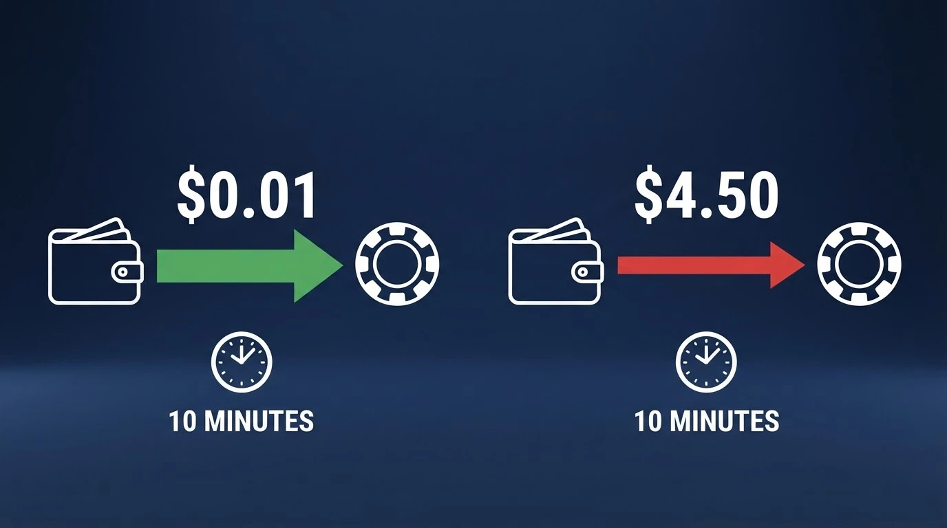 A side-by-side comparison of Bitcoin Cash and Bitcoin transaction fees and confirmation times