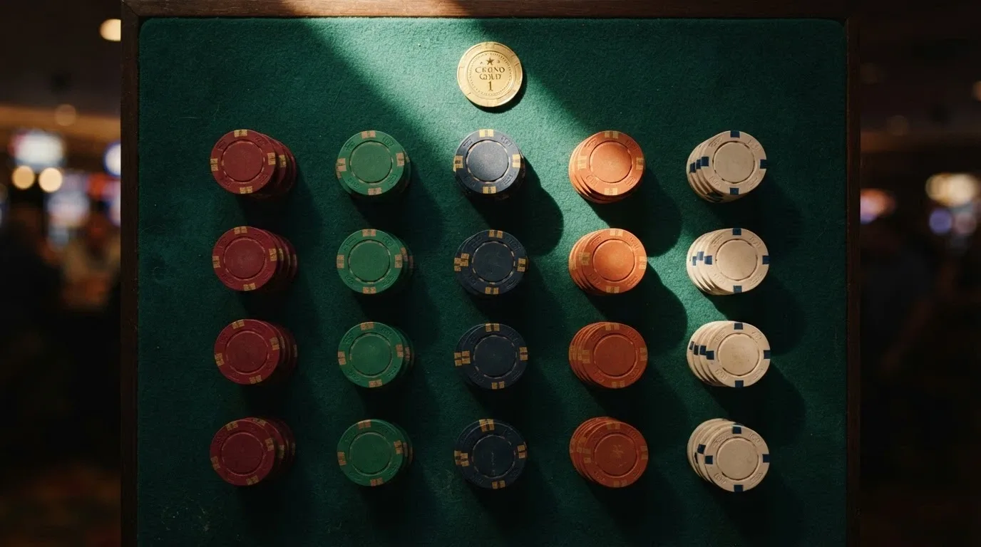 A side-by-side grid of casino brand cards with Bitcoin logos, bonus amounts and star ratings